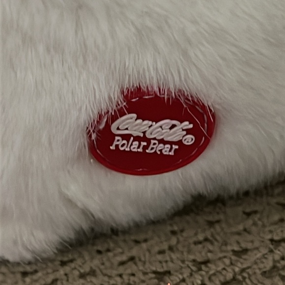 Vintage NWT 2007 Coca Cola Plush Polar Bear w/ Scarf 10” Toy Stuffed Animal - Picture 5 of 10